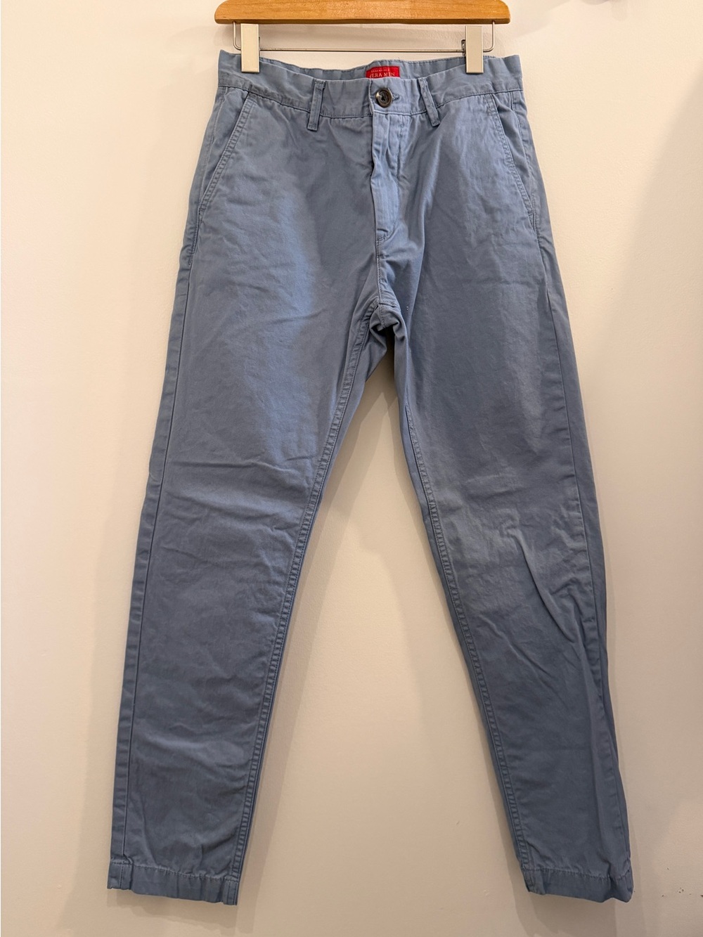 Sfera Men's Light Blue Casual Chino Pants